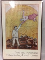 Marc Chagall &quot;La Promenade&quot; Poster in Plastic 1977 Israel Museum Tribute - £78.20 GBP