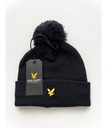Lyle &amp; Scott Vintage Knit Pom Rib Beanie Navy - $1,130.27 MXN