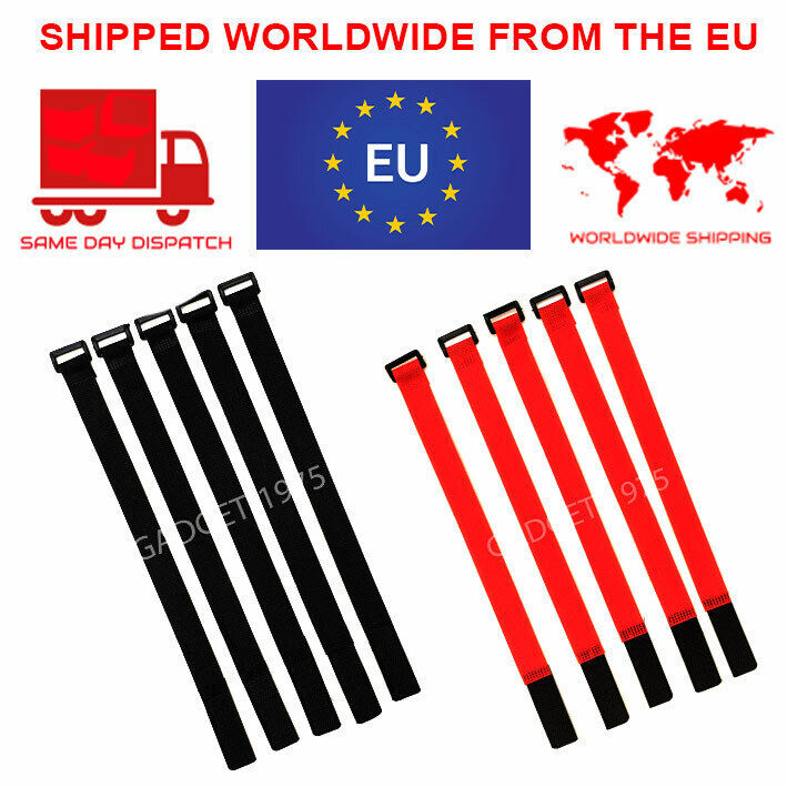 RC CAR BATTERY STRAPS, 5x BATTERY STRAPS, LIPO STRAPS, CRAWELR UPGRADES ... - $5.17