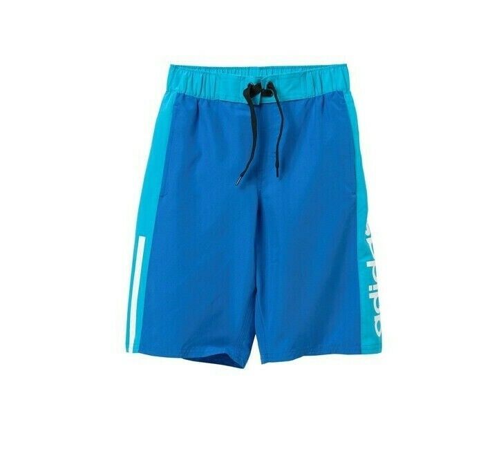 Primary image for Adidas Big Boys S Blue Billboard 2.0 Volley Swimsuit Swim Trunks NWT