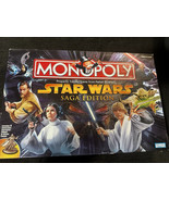 2005 Monopoly STAR WARS SAGA EDITION Board Game | Collectible Complete - $417.39 MXN