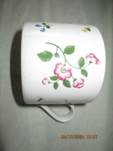 4 International Stoneware Cups In The Chateau Pattern (Flowers) 53 - £15.98 GBP