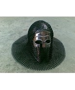 NauticalMart Greek Corinthian Brass Armor Helmet With Black Chainmail - $159.00