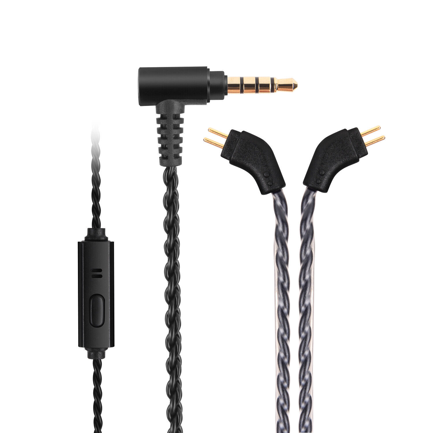 0.78mm CIEM OCC Audio Cable With mic For Earsonics ES/EM/See Audio/KINERA  			