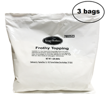Non Dairy Milk Powder Cappuccino Topping 3 X 1 Lb Bags Farmer Bro Cappuccino Mix - £34.36 GBP