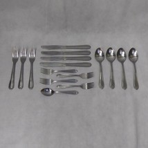 Hampton Romance Flatware Knives Forks Spoons 16 Pieces Stainless Steel Knot - £23.50 GBP