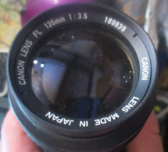 Canon FL 135mm F3.5 Prime Lens for Canon FD Mount SLR/Mirrorless Cameras - £21.64 GBP