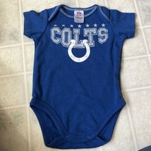 NFL Indianapolis Colts Infants Size 0/3 Months Blue short sleeve bodysuit - $14.01