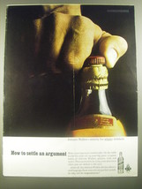 1967 Johnnie Walker Red Label Scotch Ad - How to settle an argument - £14.78 GBP