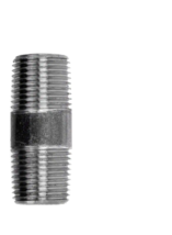 STZ Black Steel Pipe Nipple Connector 1/2in x 2in - $23.85 MXN