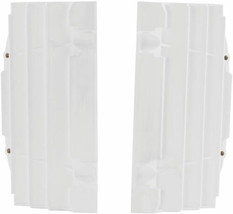 White Acerbis Radiator Guards Covers Louvers For 2016-2018 KTM 250 350 450 XC-F - £31.41 GBP