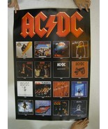 AC/Dc Poster All Of Their Albums ACDC AC\Dc - $27.03 CAD