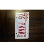 nice vintage Illinois Land of Lincoln vanity license plate 76 PKNK Truck - $39.20