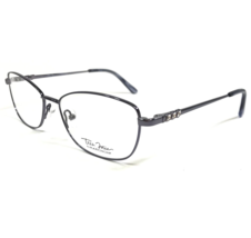 Marchon Eyeglasses Frames TRES JOLIE 191 434 Blue Purple Cat Eye 53-16-135 - £44.67 GBP