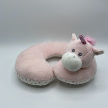 Baby Cuddle Neck Pillow Plush Toy Kellytoy Pillow Chums Pink Unicorn - £7.59 GBP