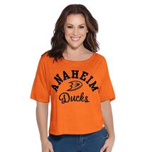 Anaheim Ducks Adult Women Touch S Base Reversible Tee, XL - $22.77