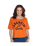 Anaheim Ducks Adult Women Touch S Base Reversible Tee, XL - $22.77