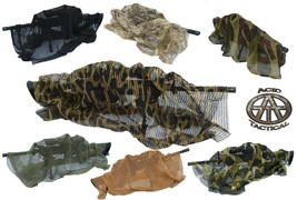 Rifle Sniper Veil Camouflage Netting Mesh Gun Wrap Material - Camo Patterns - £10.19 GBP