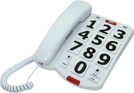 Telpal Corded Big Button Phone For Seniors Home, Wired Simple Basic Land... - $44.99