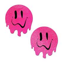 Pastease melty smiley face neon pink pasties - £31.59 GBP