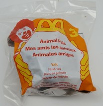 McDonald&#39;s 1997 Animal Pals # 3 Yak soft plush toy BRAND NEW SEALED - £4.42 GBP