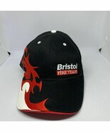 BRISTOL MOTOR SPEEDWAY FIRE TEAM RACING FLAMES BALL CAP TRUCKER HAT BLAC... - €14,31 EUR