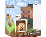 Minecraft ICONS Steve Light Lamp 3D Character Figure Paladone #001  Bran... - £11.25 GBP