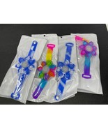 Multicolored Fidget Wrist Push Bracelet Silicone Stress Relief Toy Light... - $23.99