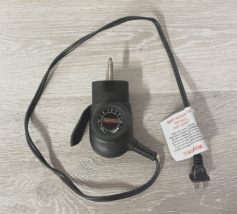 POWER CORD = AROMA 5qt. black wok heat adapter control probe wall plug e... - $29.65
