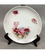 Decorative Pink Red Floral Porcelain Plate - Made In Germany - 7.5”D - $14.84