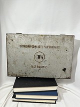 1958 Metal SOIL TEST BORINGS SAMPLE CASE Box Raymond Concrete Pile Co. GOW - $45.82