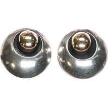 Retired James Avery sterling/14k modernist clip-on earrings - $242.55