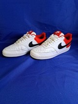 Nike Court Vision Low White University Red US Size 7.5 - £36.60 GBP