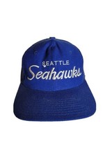 Vintage Seattle Seahawks Sports Specialties Script Hat SnapBack Eazy E Wool Cap - £97.58 GBP