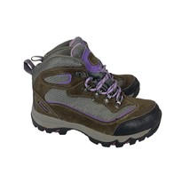 HI TEC Womens Skamania Mid Waterproof Hiking Boots Sz 7.5 Suede and Fabric Mesh - £17.26 GBP