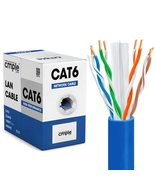 Cmple - Cat6 Cable 1000ft Bulk Lan Ethernet Cat 6 Wire Network UTP 23AWG... - $168.04 CAD