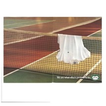 IZOD Lacoste Print Advertisement Vintage 1984 80s Tennis Preppy Sport Olympics - £8.83 GBP