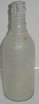 Vintage Clear Citrate Magnesia Solution Glass Bottle Prop Vase Barn Dig Dump - £7.09 GBP