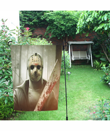 Jason Voorhees Friday the 13th for Halloween Event Garden Flag 12&quot; x 18&quot; - $24.43 CAD