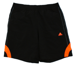 Adidas Men&#39;s M Black Orange 365 Athletic Shorts Lightweight Drawstring - $29.69