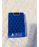 Delta Air Lines Vintage Playing Cards Deck Blue Sealed - $13.54 CAD