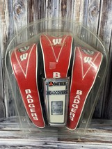 UW Madison Wisconsin Badgers - Bucky Badger Golf Head Covers 1 3 X - £30.43 GBP