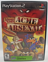 Looney Tunes Acme Arsenal PS2 PlayStation 2 Video Game No Book Tested Works - £8.67 GBP