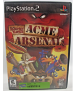 Looney Tunes Acme Arsenal PS2 PlayStation 2 Video Game No Book Tested Works - £8.82 GBP