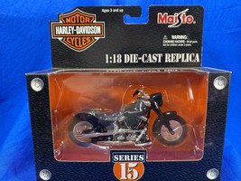 Maisto Harley Davidson Series 15 2000 FLSTF Street Stalker 1:18 New In Box - £11.40 GBP