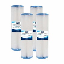 Compatible to Watts Pack of 4 Filter (WPC0.35-975) 9.75&quot;X2.75&quot; 0.35 Micron Pleat - £50.21 GBP
