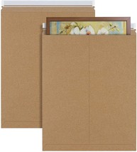 5 Kraft Rigid Photo Mailers Envelopes Stay Flats Self Seal Large No Bend Mailer - $24.00+