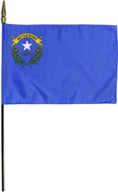 Nevada - 8&quot;X12&quot; Stick Flag - £9.60 GBP