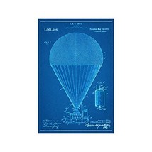 1913 Patent Vintage Air Ship Diagram - Blueprint Style - Design 007 - 12... - $24.00