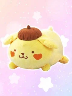 Japan Pom Pom Purin Mochi Relax Doll BIG Plush - 27cm Valentine&#39;s Day Bi... - $44.17